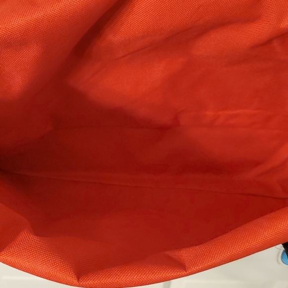 TOTE Bag Black w/White Pokadots Red Trim. Is not a zipper closer Bag - Picture 2 of 6